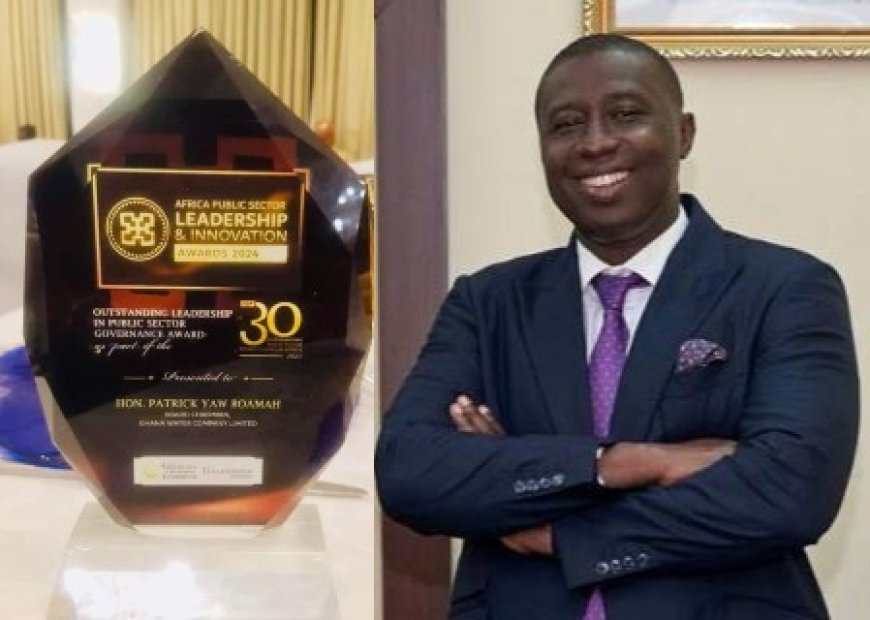 Hon. Patrick Yaw Boamah Receives Prestigious Award for Public Sector Governance