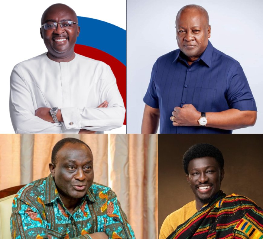 Election 2024: Bawumia, Mahama, Alan and Nana Kwame Bediako's Policies for Creative Arts Industry