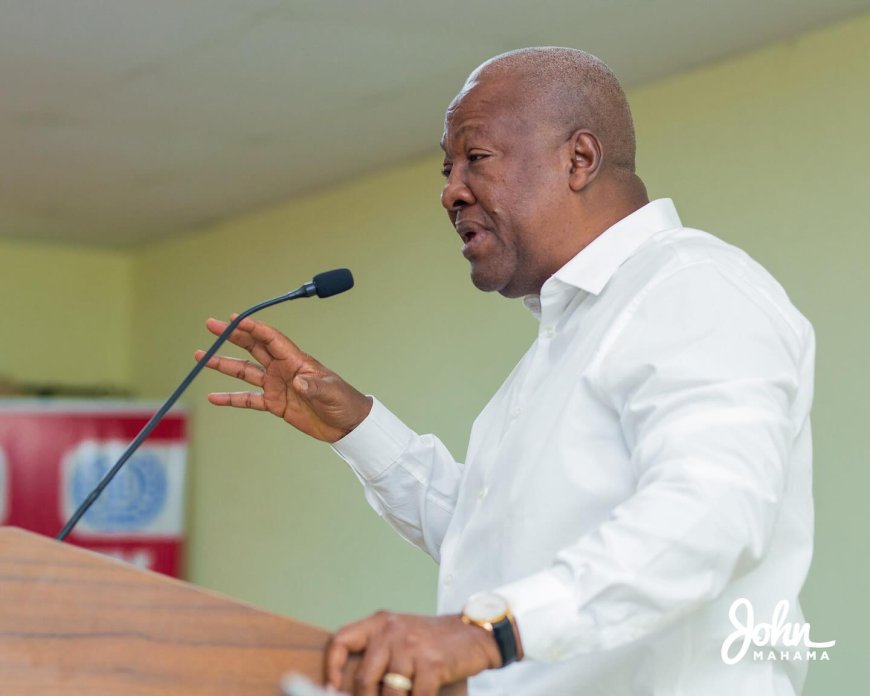 Mahama Urges Aflao Residents to Resist Ghana Card Seizures by Security Personnel