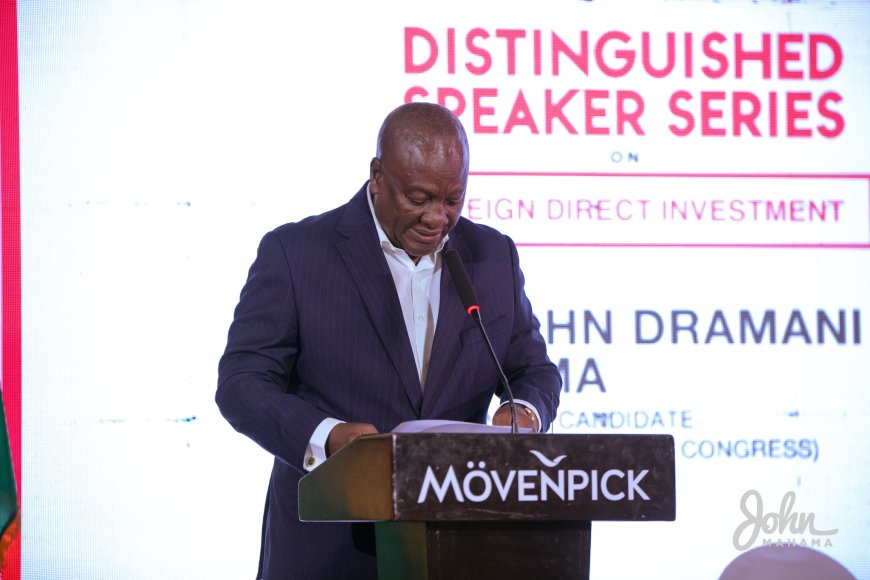 John Mahama's FDI Strategy for Ghana: Focus on Key Sectors and 24-Hour Economy