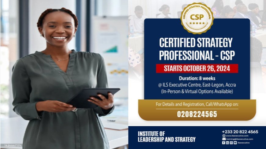 Professional Certification in Strategy | Certified Strategy Professional (CSP) in Ghana