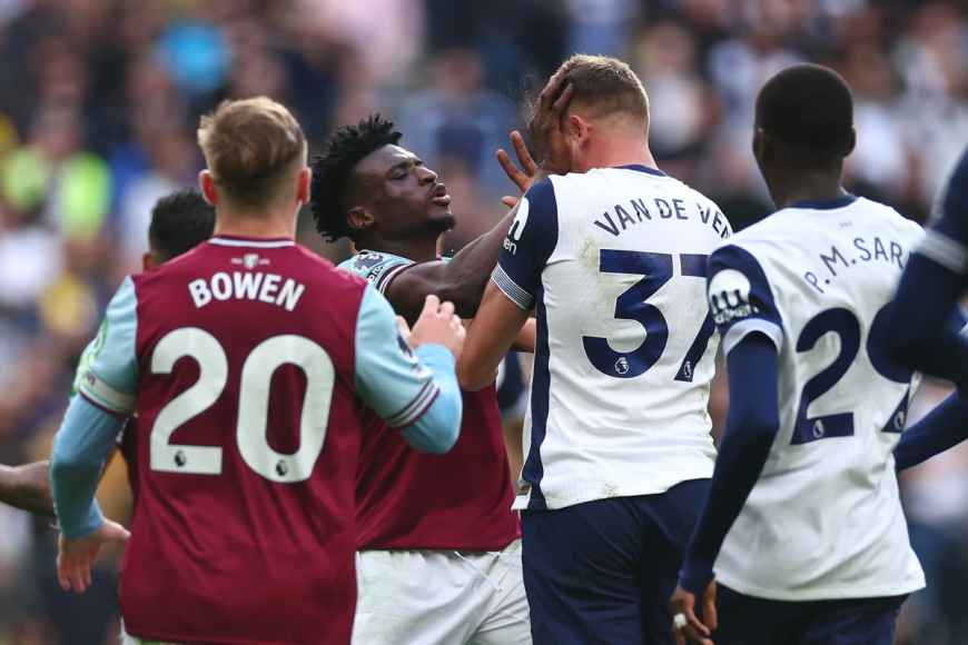 Bittersweet Ending as Kudus Gets Sent Off After Meltdown During Tottenham Hotspur Match