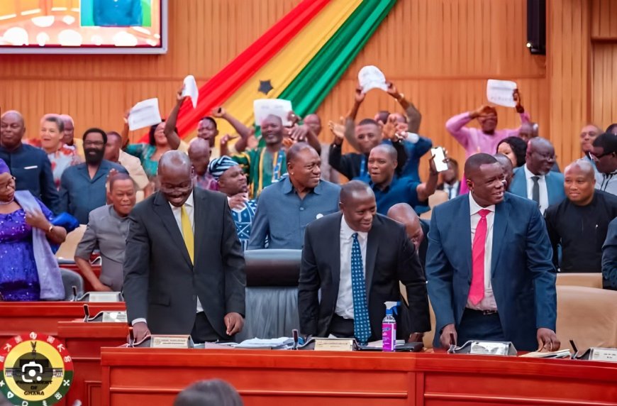 NDC MPs Occupy Majority Side in Anticipation of NPP Caucus Arrival