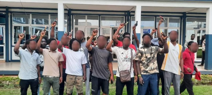 Police arrest 26 for brandishing and firing toy guns in public