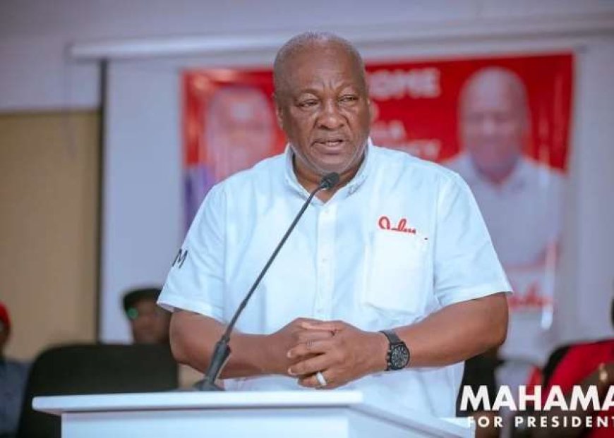 Mahama Argues 2024 Presidential Peace Pact May Amount to Nothing