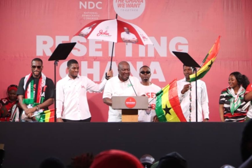 Mahama: The Journey Won’t Be Easy as NPP Has Led Ghana into an Abyss