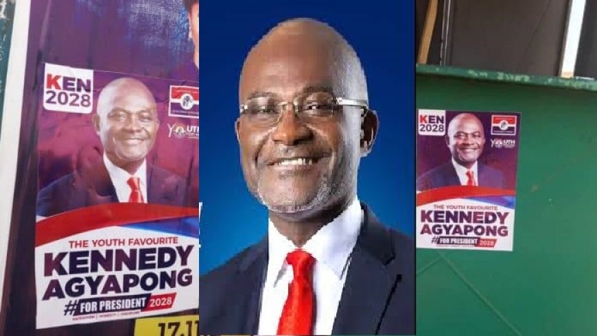 Kennedy Agyapong For President 2028 Posters Spotted In the Ashanti Region